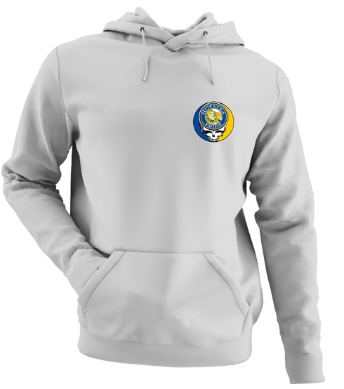 Hofstra University - Premium Grateful Dead Left Chest Hoodie - Sport Grey - 9