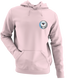 University of Maine - Premium Grateful Dead Left Chest Hoodie - Light Pink