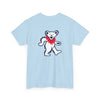 Grateful Dead - Front + Back Print - New York Yankees Stealie / Dancing Bear T-Shirt - MLB - StealieShop