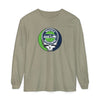 Seattle Seahawks Logo Stealie Vineyard Collection Unisex Garment-Dyed Long Sleeve