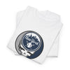 Grateful Dead - Front + Back Print - New York Yankees Classic Stealie / Dancing Bear T-Shirt - MLB - StealieShop