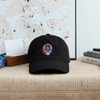 New England Patriots Grateful Dead Stealie Dad Hat - black