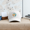Miami Dolphins Grateful Dead Stealie Dad Hat - white