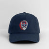 New England Patriots Grateful Dead Stealie Dad Hat - navy