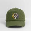Baltimore Ravens Grateful Dead Stealie Dad Hat - olive green