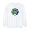 Seattle Seahawks Logo Stealie Vineyard Collection Unisex Garment-Dyed Long Sleeve
