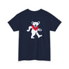 Grateful Dead - Front + Back Print - New York Yankees Stealie / Dancing Bear T-Shirt - MLB - StealieShop