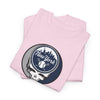 Grateful Dead - Front + Back Print - New York Yankees Classic Stealie / Dancing Bear T-Shirt - MLB - StealieShop