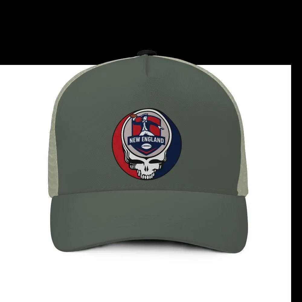 Grateful Dead - New England Patriots Stealie Trucker Cap - StealieShop