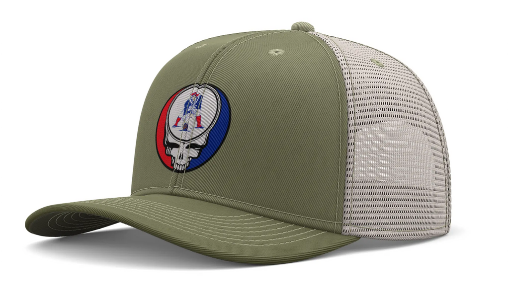 Grateful Dead - Pat The Patriot Stealie Trucker Cap - StealieShop