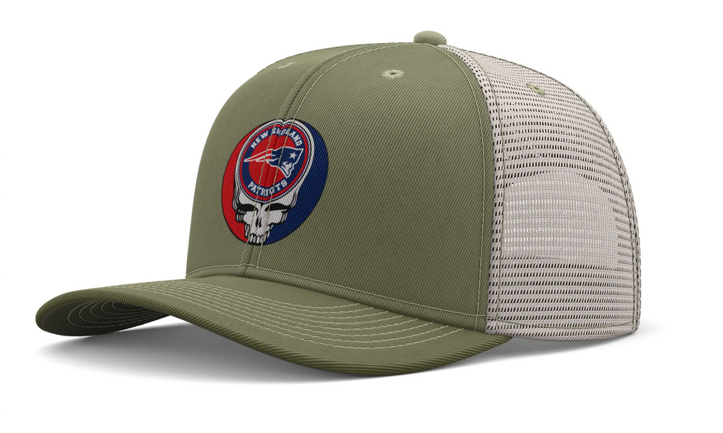 Grateful Dead - New England Patriots Stealie Trucker Cap - StealieShop