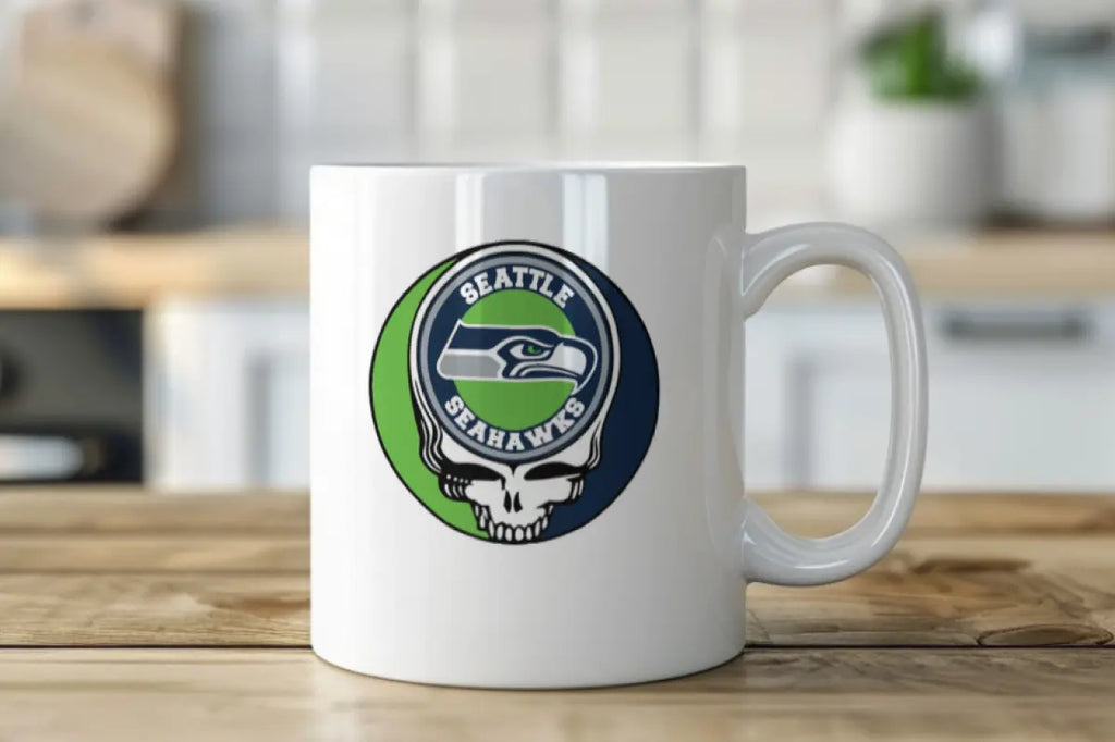 Grateful Dead - Seattle Seahawks Stealie 15 Ounce Coffee Mug - StealieShop